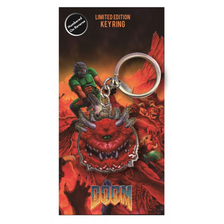 Doom Metal Keychain Cacodemon Limited Edition 4 cm